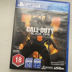 Call Of Duty Game PS4