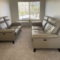 Leather Reclining Sofas