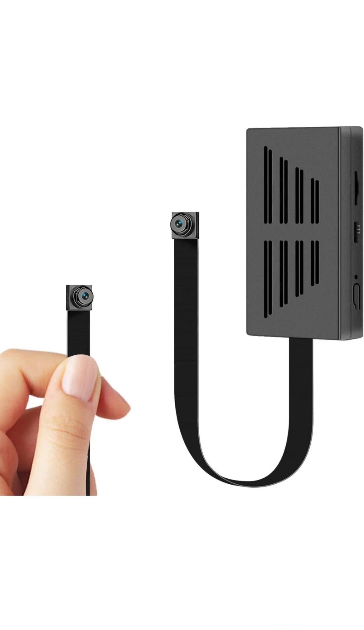 Hidden Cameras DIY 1080P Mini Spy Cameras Portable Covert Nanny Video Recorder with Motion Detection Security Cameras for Home, Car, Drone