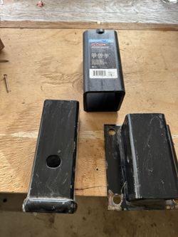 Trailer Hitch Reducers(2) and Bolt On Receiver- Hitch 