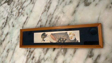 Framed Japanese Geisha Art Print