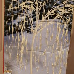 Winter Wonder Lane 6' LED White Willow Tree