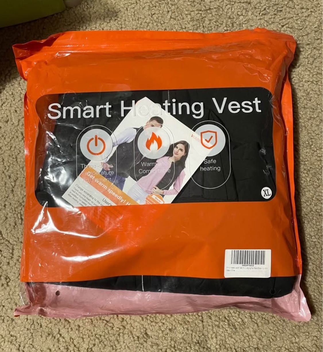 New! Heated Vest for Women Men,USB Charging Warming Lightweight Heated Jacket for Outdoor Activities size L, XL