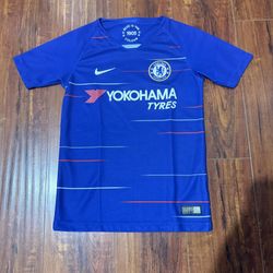Nike Chelsea 2018-19 Home Soccer Jersey Youth/Kids Sz Small Blue Preowned Good! 