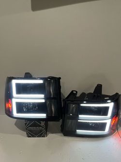 GMC sierra 2007-2013 headlights