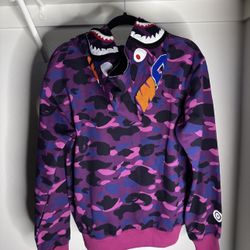 Bape Hoodie Purple 
