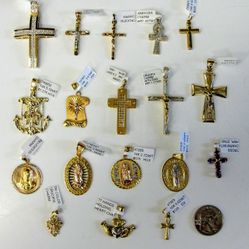 ALL GOLD RELIGIOUS PENDANTS ON SALE AT HALF PRICE!