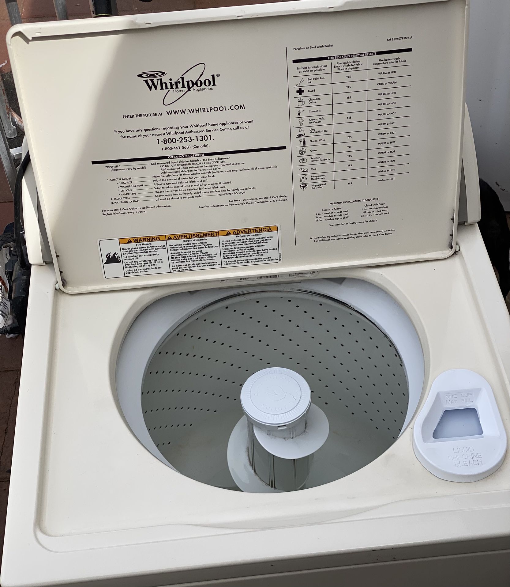 AMAZING whirlpool Washer 🌟works Properly Excellent Conditions ✅dual Acción Agitator 🌟RELIABLE WASHER 🌟