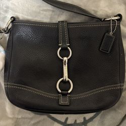Y2K Pebbled Coach Purse 