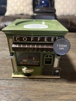 Coffee Time Light-up Pedestal