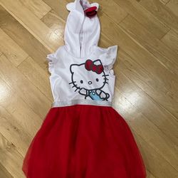 Hello Kitty Dress Size 6/6X Little Girls