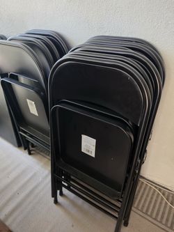 Black Folding Chairs