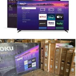 75in QLED Mini LED Smart TV New 