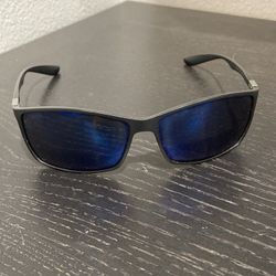  Ray-Ban RB4179 Liteforce Polarized Sunglasses – Matte Black Frame with Blue Mirror Polarized Lenses Model: Ray-Ban RB4179 Liteforce Color Co