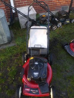 Toro self propelled lawnmower
