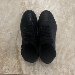 Black Soccer Shoes Company Name Is Predator