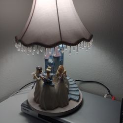 Vintage Disney Princess Lamp 