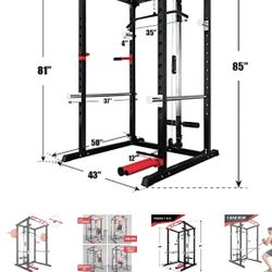 Squat Rack With Olympic Bar