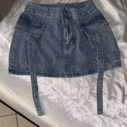 Jean Skirt 