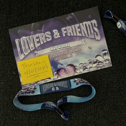 Lovers And Friends Festival Wristband SAT. MAY 4th