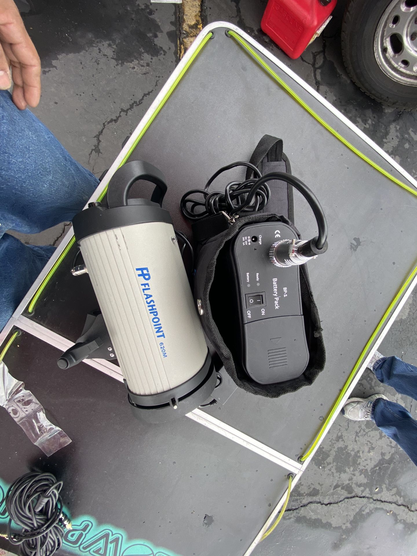 Photographer Flash Equipment