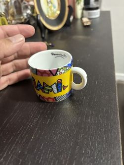 Romero Britto Cafe ceramic mug MIAMI