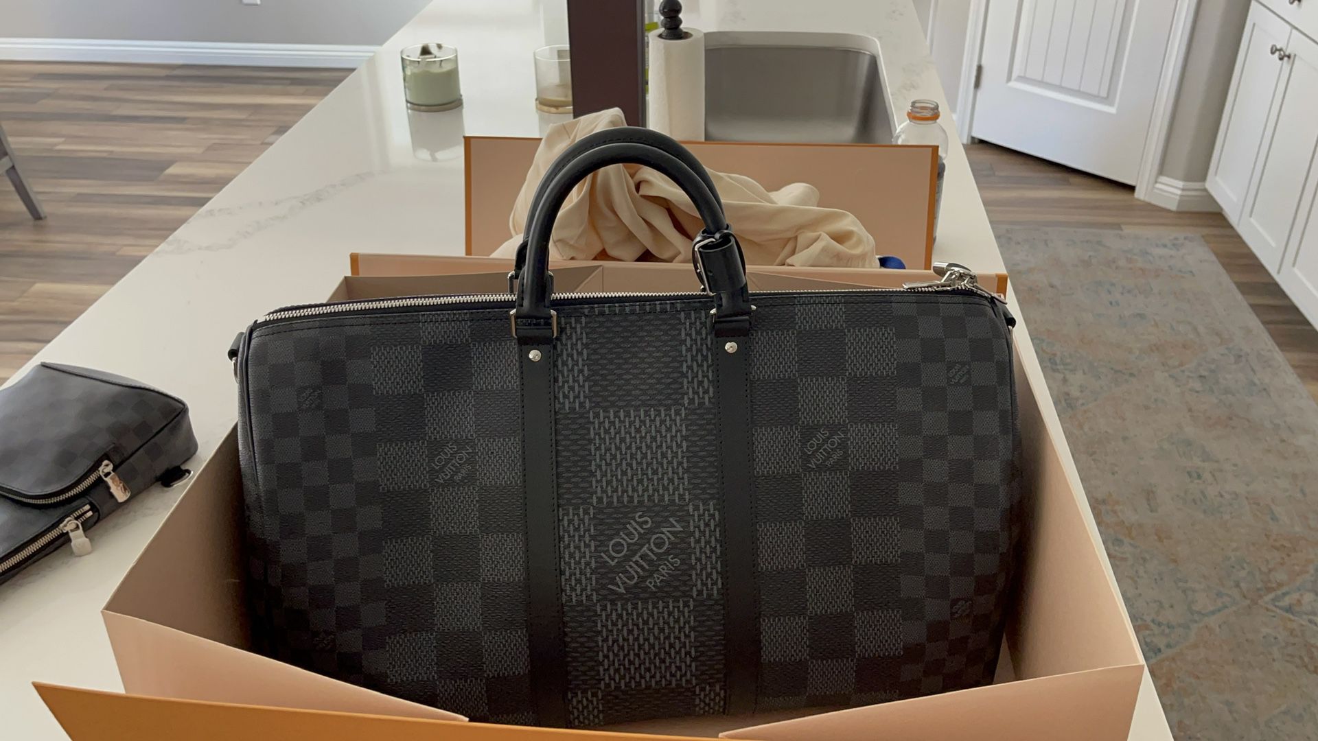Louis Vuitton Galaxy Keepall 50CM Limited Edition Handbag (WRZX