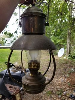 Vintage brass lamp
