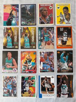 Memphis Grizzlies 16-Card Team Lot #9 (1996–2001) Bryant Reeves RC, Mike Bibby, Shareef!