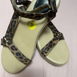 Leopard Sandals 