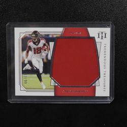 CALVIN RIDLEY 2019 PANINI NATIONAL TREASURES TREMENDOUS JERSEY #13/99 *Atlanta Falcons*