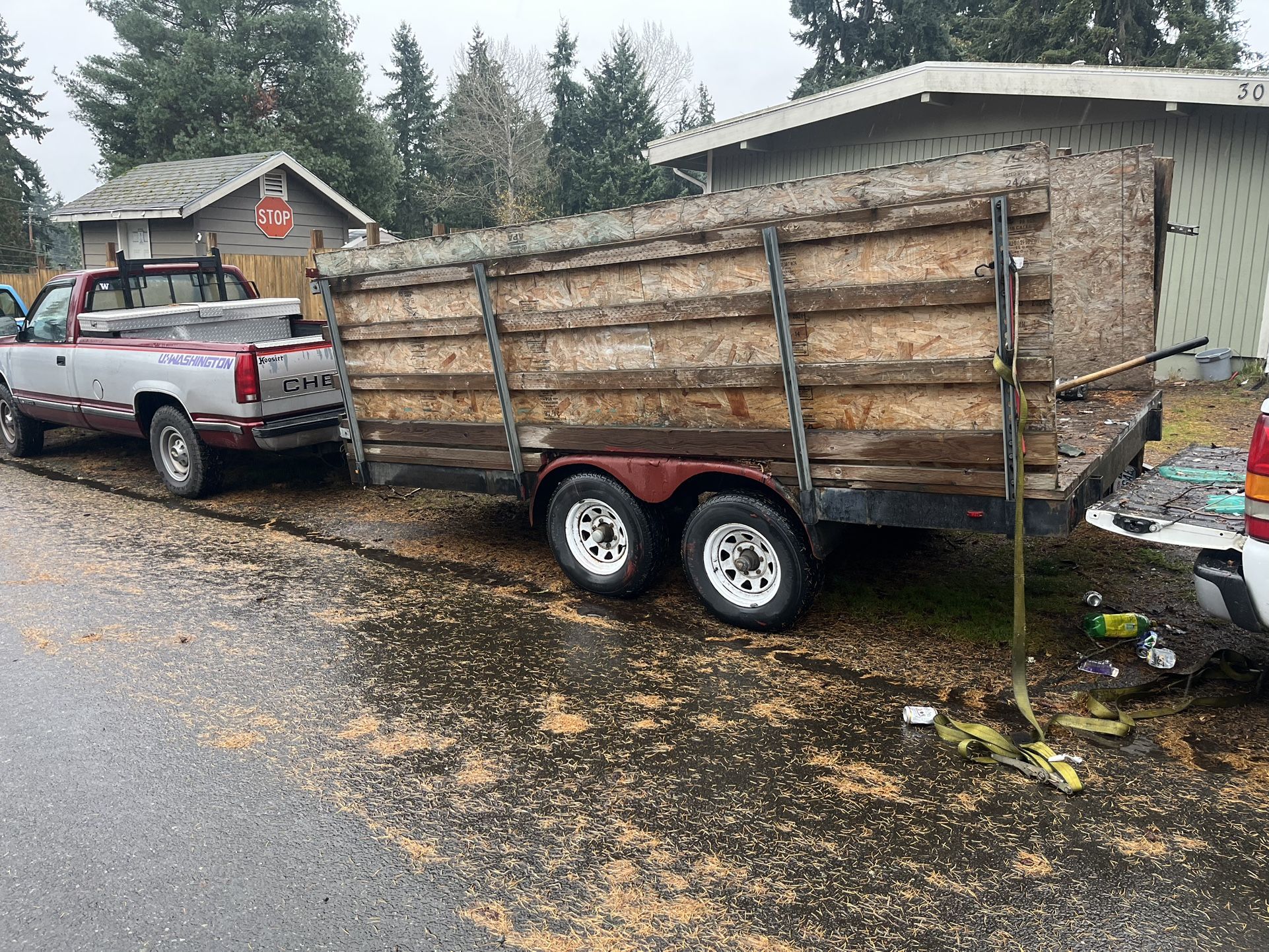 Utility Trailer/ Flat bed Heavy Duty 14x6