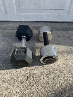 2 x 20lbs Dumbbells