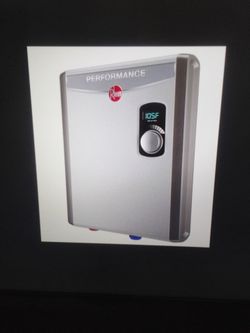 New Rheem Performance 18kw self modulating electric tankless water heater 3.51 GPM, 240-volt