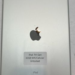 iPad 7th Gen 32GB WiFi/Cellular