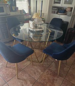 Table and chairs