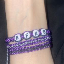 BLACK FLAG KICKBOXING CUSTOM BRACELET