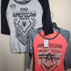 New American Fighter Shirt Women XS 