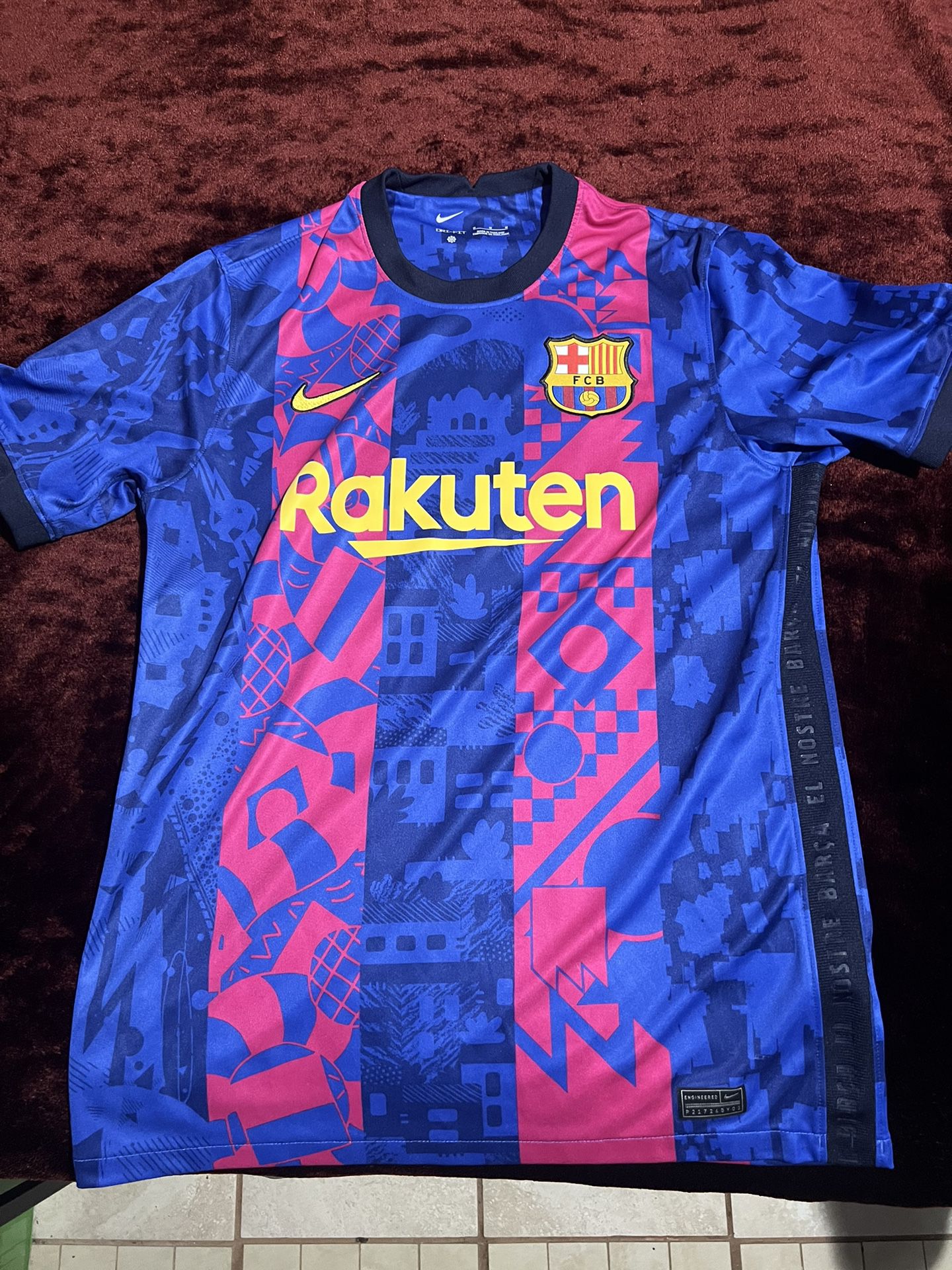 Nike FC Barcelona 2021/22 Third Stadium Soccer Jersey [SIZE MED]