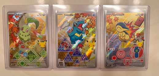 Pokémon TCG First Partner Illustration Collection Series 2 Johto Gen 2 Set