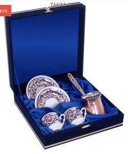 Turkish coffee set new with the luxury box
