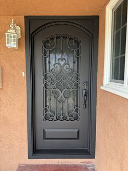 Iron Doors Forged Entry Doors Front Door Single Door Metal Door Steel Door Security Doors