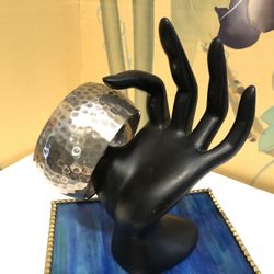 Pier 1 Vintage Hammered Silver Tone Bangle India