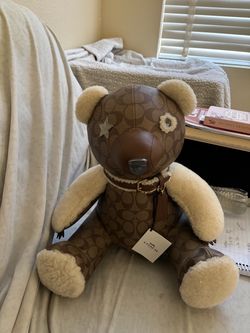 Brand new coach teddy bear
