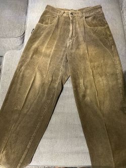 Interstate Corduroy Pants Mens Size 32 Brown Skate Baggy Fit