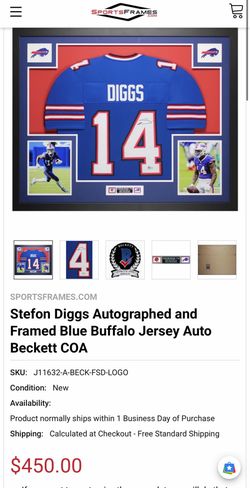 Steffon diggs autographed jersey