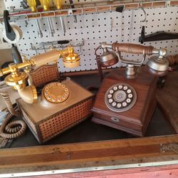 Vintage Cradle Telephones (2)