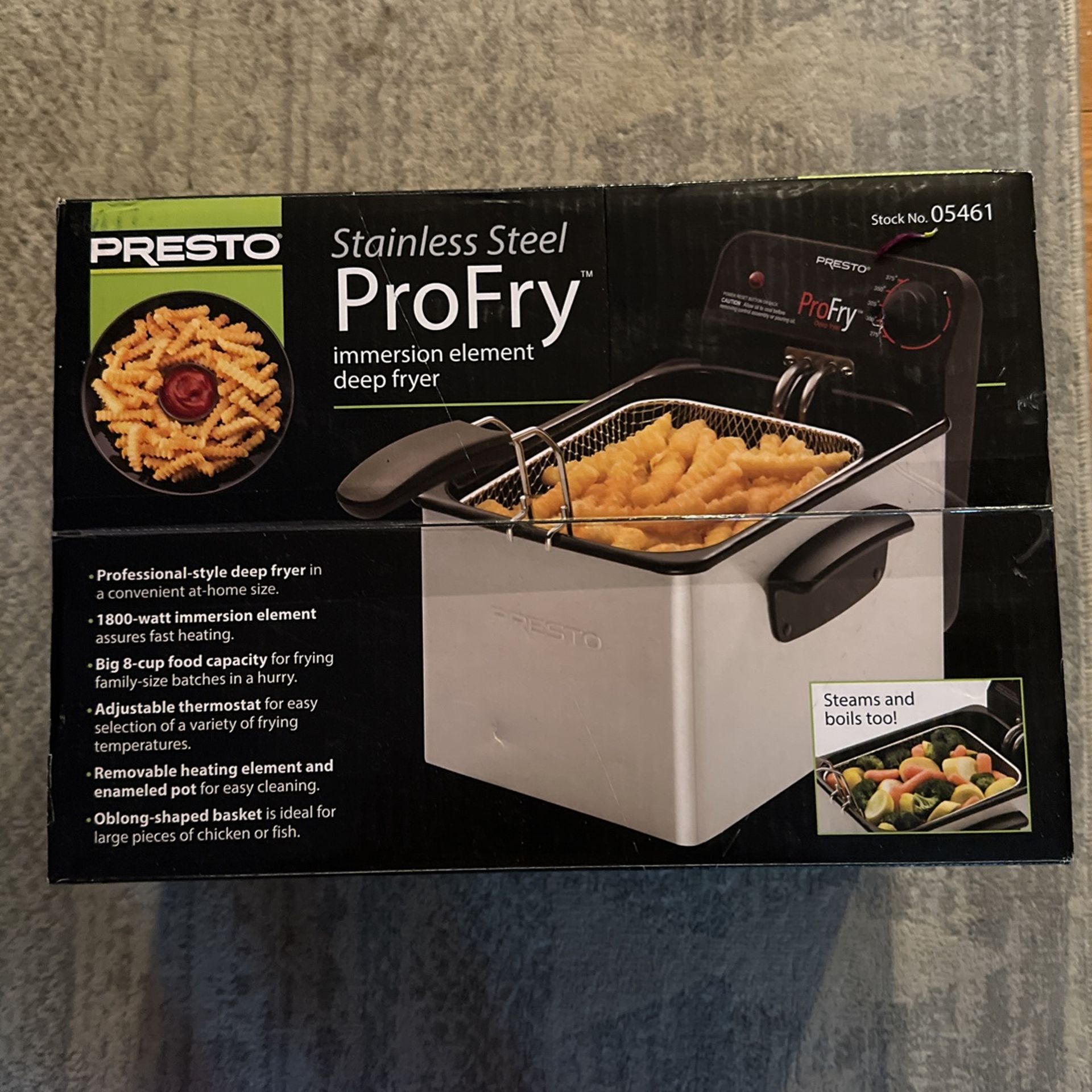 Presto 05461 ProFry Deep Fryer Stainless Steel