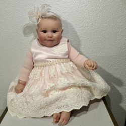 Realistic Reborn Baby Dolls Vinyl Silicone  Doll Real Girl  20”
