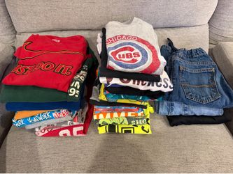 BOYS CLOTHING LOT (SIZE 8-14) 25+ITEMS